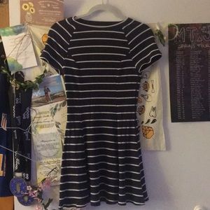 Fit and Flare Dress - navy